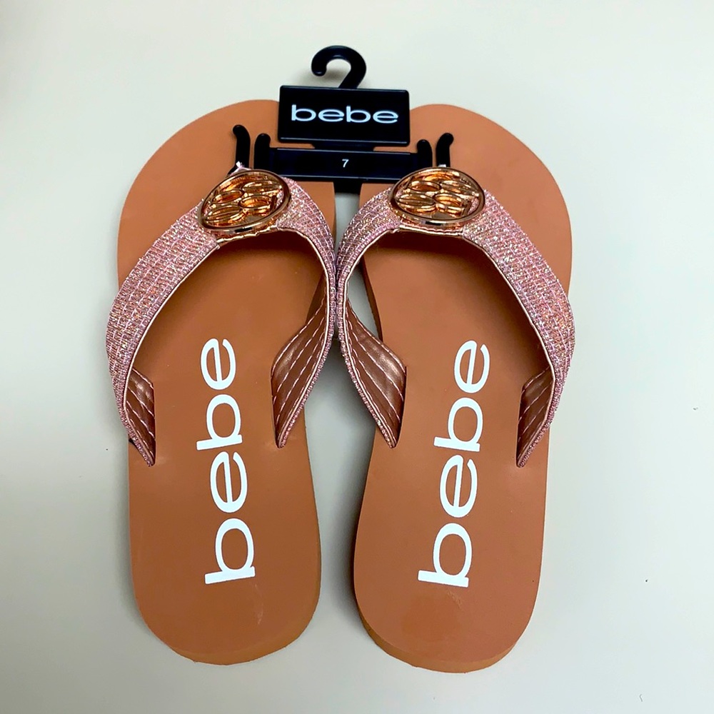 Bebe flip flops